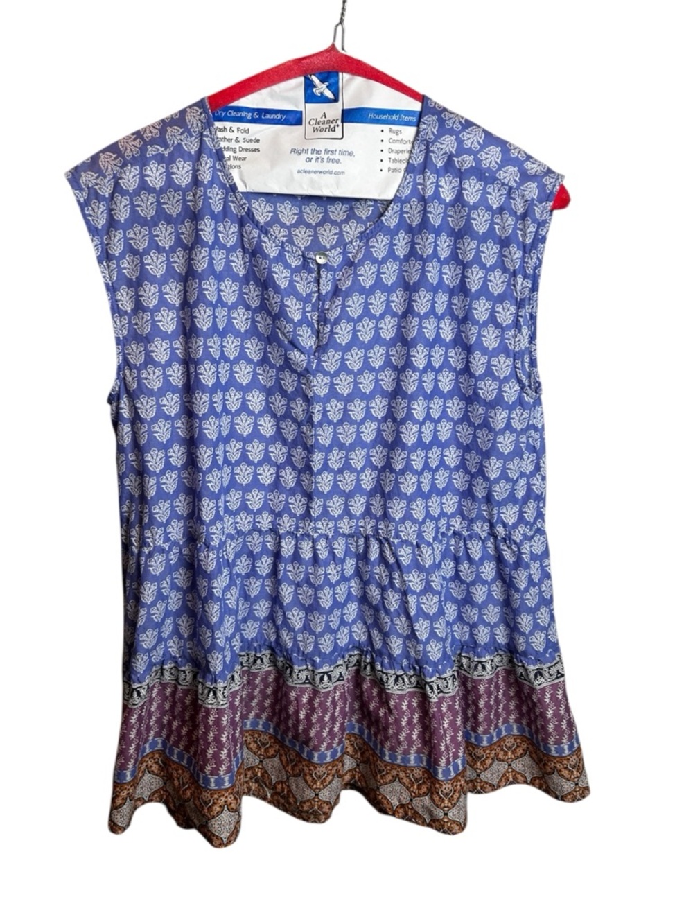 Beachlunchlounge Jessa Boho Coastal Lightweight Tunic Size Large